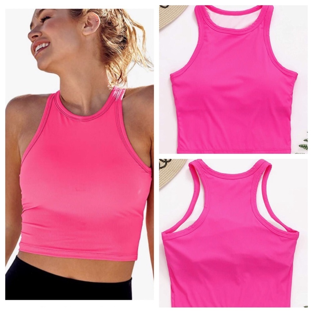 Pink sport bra size small